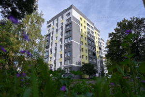 Apartment building in Lviv, Ukraine