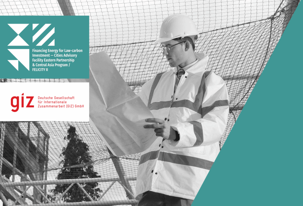 Wallpaper Graphic, a construction worker is looking at a plan